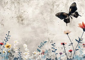 Üveg kép - Meadow betonban (70x50 cm)