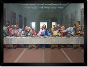 Poszterek keretben 40x30 Utolsó vacsora Jézus