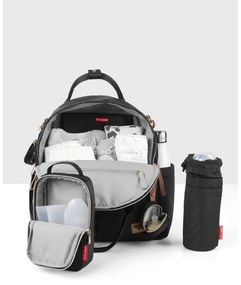 Skip Hop - 6 az 1-ben pelenkázó hátizsák babakocsihoz SUITE SET fekete