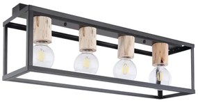 Globo 15476-4D - Mennyezeti lámpa HAGAR 4xE27/60W/230V