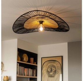 Brilagi - LED felületre szerelhető csillár CERIA BOHO 1xE27/40W/230V átm. 50 cm fekete/barna