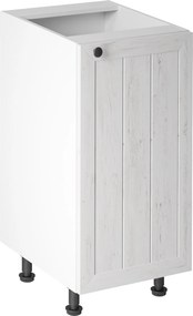 alsószekrény D40, jobbos, fehér/sosna andersen, PROVANCE