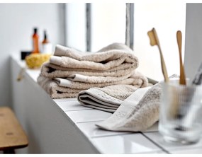 Bézs frottír pamut törölköző 50x100 cm Comfort – Södahl