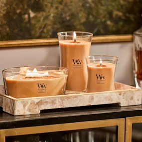 WoodWick Illatosító gyertya nagy vázában Golden Bourbon, 609 g