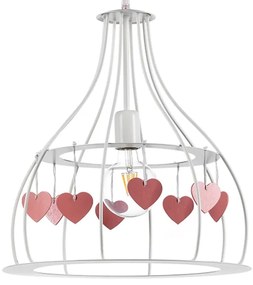 ONLI - Gyerek csillár TITTA 1xE27/22W/230V rózsaszín