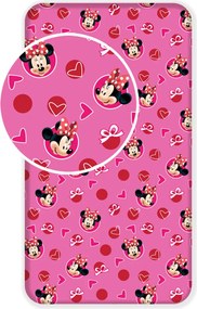 Disney Minnie Hearts gumis lepedő 90x200 cm