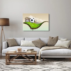 Kép - futballpálya (90x60 cm)