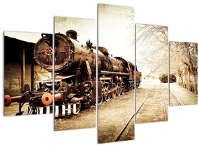 Kép - történelmi mozdony (150x105 cm)