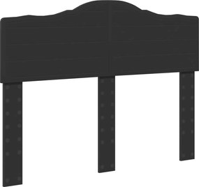vidaXL Fejtámla Fekete tölgy 120 cm Faanyag
