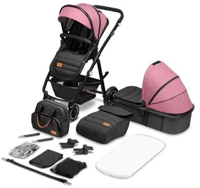 Lionelo - Kombinált, 2 az 1-ben babakocsi AMBER Pink Rose