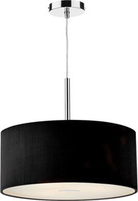 DAR LIGHTING ZAR1722 ZARAGOZA Ernyős Függesztett Lámpa Fekete E27 IP20