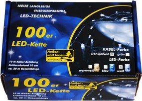NEXOS Karácsonyi fényfüzér 9 m 100 LED hideg fehér