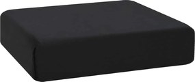 vidaXL Ülőpárna Fekete 40 x 40 x 11 cm PU hab