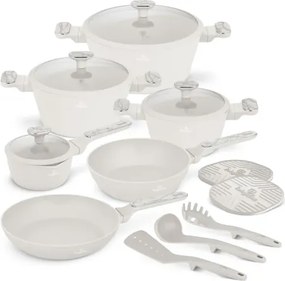 BerlingerHaus 15 részes edénykészlet Sahara Marble Collection (BH/8401)