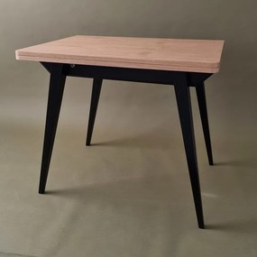 Bővíthető étkezőasztal kőrisfa dekoros asztallappal 65x90 cm Envelope – Ragaba