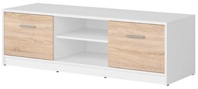 TV szekrény Nepo Plus 28 (fehér + szonoma tölgy) . 1098385
