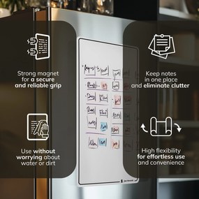 MAGNETO FLIPCHART nagyméretű mágneses flipchart tábla, 400 x 800 mm, 2 darab