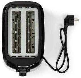 Nedis KABT150EBK - Kenyérpirító két hellyel 700W/230V fekete
