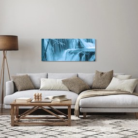 Kép - jeges vízesések (120x50 cm)