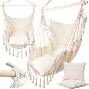 Függőszék Kerti Szék Brazil Függőágy Hinta Gubó 2 Párna