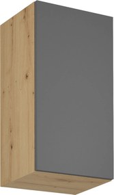 Felső szekrény, artisan tölgy/szürke matt, univerzális, LANGEN G40