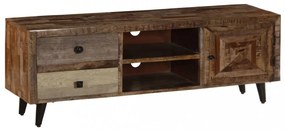 tömör mangófa TV-szekrény 118 x 30 x 40 cm