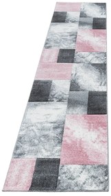 Rózsaszín-szürke futószőnyeg 80x300 cm Hawaii – Ayyildiz Carpets