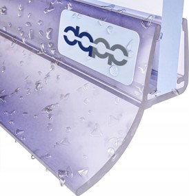 Kabintömítés zuhanykabinhoz UK12-05 4,8-5mm 80cm