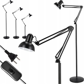 Állólámpa 1x E27/40W/230V fekete