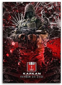 Gario Vászonkép Vörös karakter játék Rainbow Six Siege - SyanArt Méret: 70 x 100 cm