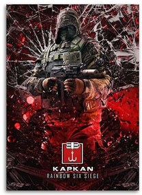 Gario Vászonkép Vörös karakter játék Rainbow Six Siege - SyanArt Méret: 40 x 60 cm