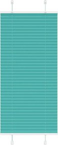 vidaXL pliszírozott redőny Benzinzöld 65x150 cm szövetszélesség