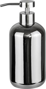 Ezüstszínű kerámia szappanadagoló 200 ml Lotus – Mette Ditmer Denmark