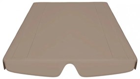 tópszínű csere ponyva kerti hintaágyhoz 150/130 x 105/70 cm