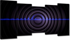 Festmények 150x80 Zenés hullám