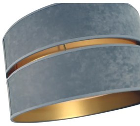 Duolla - Csillár zsinóron DUO 1xE27/15W/230V átm. 40 cm szürke