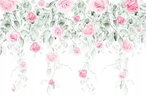 Fotótapéta Rózsa Shabby Chic Provence Éden csokor hálószoba 250x175 +ragasztó