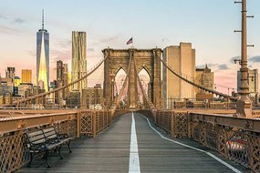 Művészeti fotózás Brooklyn Bridge and Lower Manhattan at, Onfokus, (40 x 26.7 cm)
