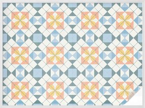 Ablakfólia Öntapadós Adatvédelem Színes szimmetria 200x146