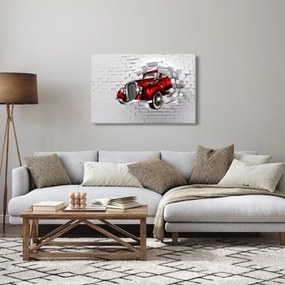 Kép - Piros autó (90x60 cm)