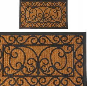 Klasszikus lábtörlő kókuszrostból és gumiból 76,7x45,6 cm Ajtó Előtt