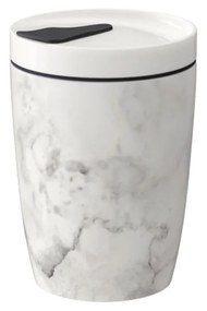 Like To Go szürke-fehér porcelán utazóbögre, 290 ml - Villeroy &amp; Boch