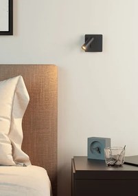 Redo 01-2340 - LED Fali spotlámpa TOMIX LED/3,2W/230V fekete