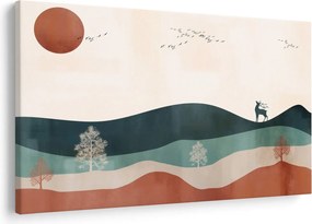 Kép - Illusztrált tájkép (90x60 cm)