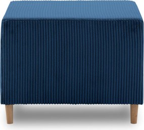 Fireze puff, kordbársony, kék