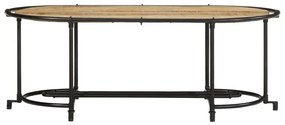 Tömör nyers mangófa dohányzóasztal 110 x 55 x 40 cm