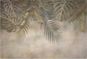 Stílusos Dekoratív Fotótapéta Trópusi levelek 104x70 Ragasztó