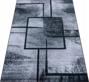 Szőnyeg 200X300 Szürke Csúszásgátló Loft Nappali Szoba Divatos Elegáns