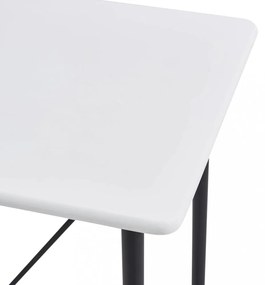 fehér MDF bárasztal 120 x 60 x 110 cm