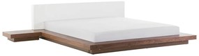 Franciaágy 180 cm ZEPHYRE (ágyráccsal) (barna). 1007566